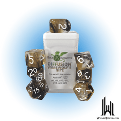 SET OF 7 DICE: DIFFUSION WEREWOLF'S BITE